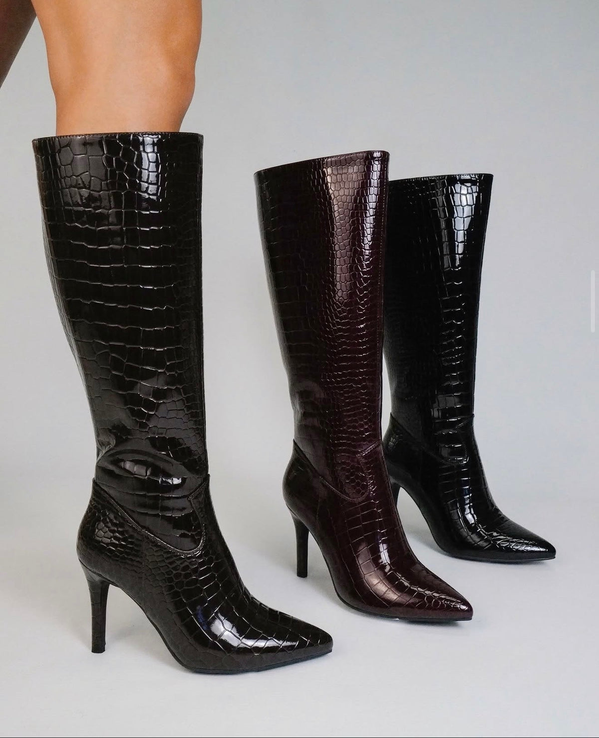 Croco Boots