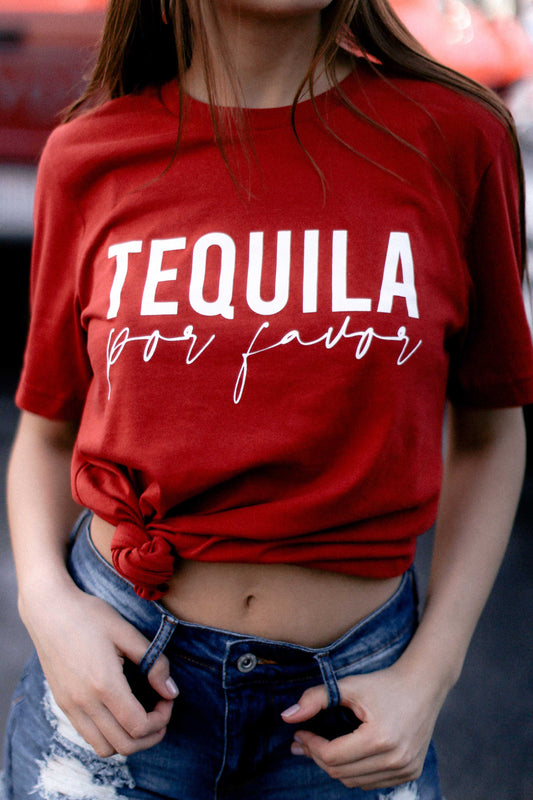 Tequila Por Favor Graphic Tee