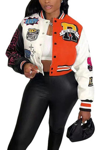 Y2k Single Breasted Baseball Streetwear Jacket