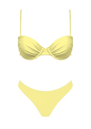 Lorenzo Underwire Bikini Set – Buttery Yellow Two-Piece