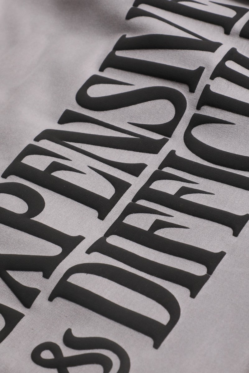 Expensive & Difficult Puff Midweight Sweatshirt – Statement Graphic
