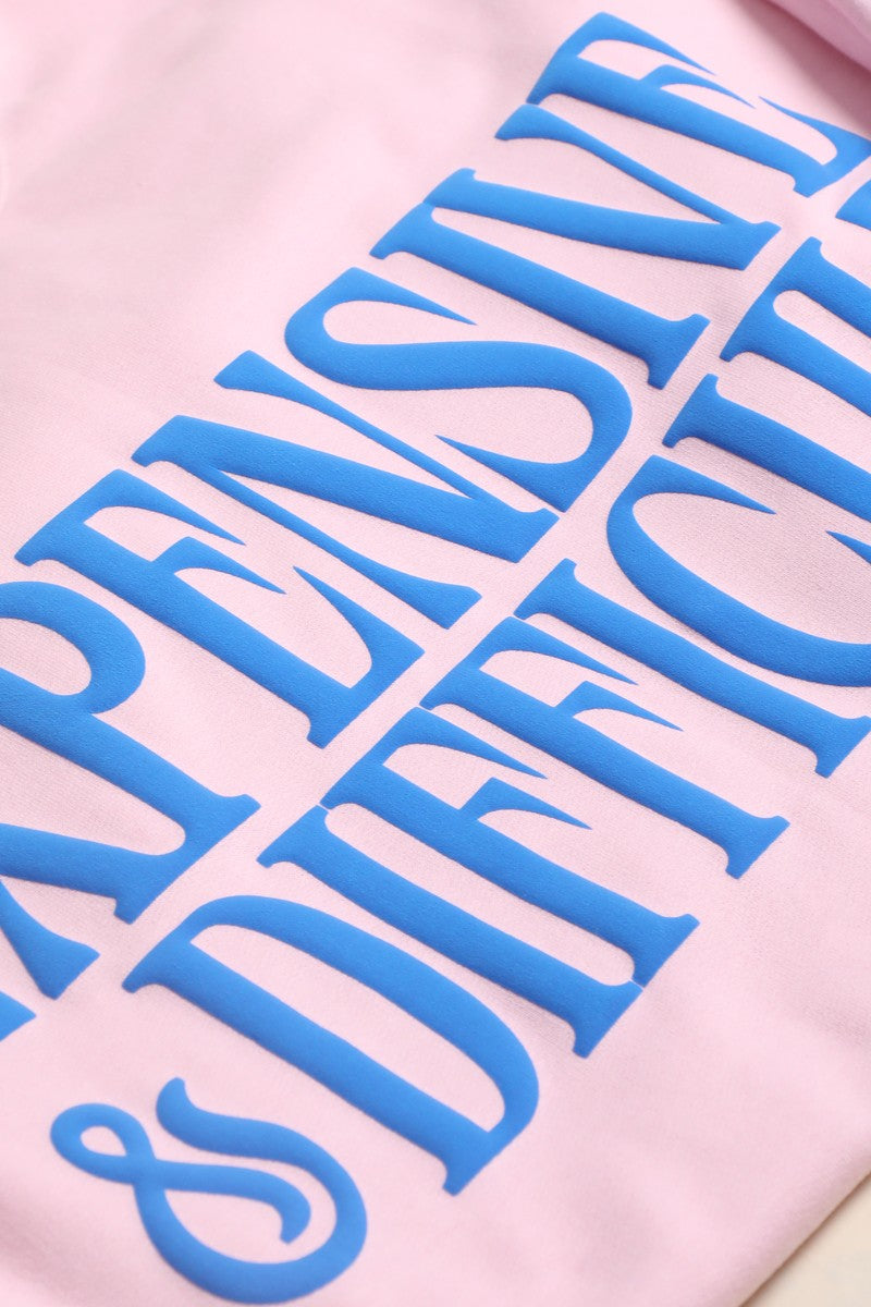 Expensive & Difficult Puff Midweight Sweatshirt – Statement Graphic