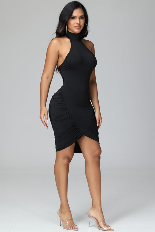 Millie Sleeveless Ruched Dress