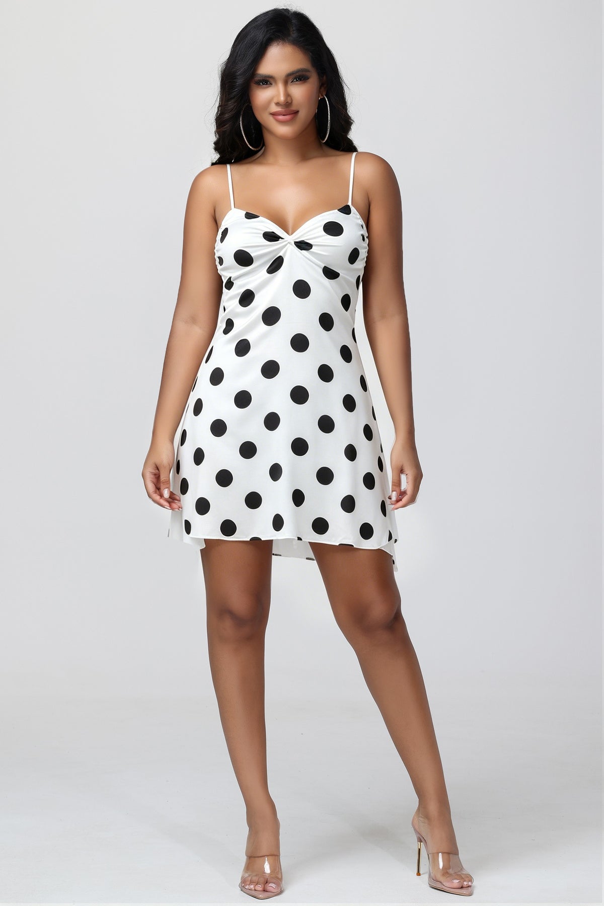 Allegra Polka Dot Mini Dress