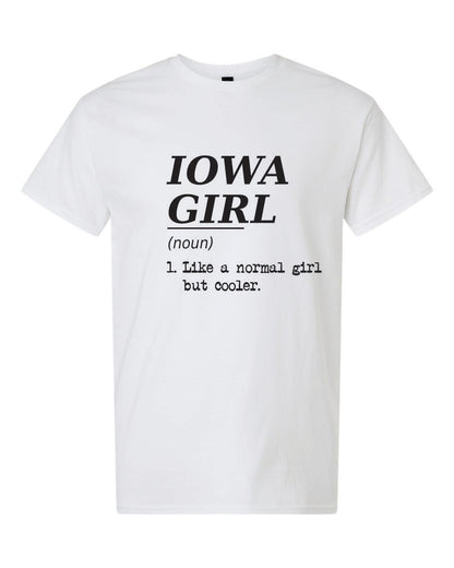 Iowa Girl Definition Graphic Tee, Tshirt, Top