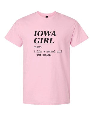 Iowa Girl Definition Graphic Tee, Tshirt, Top
