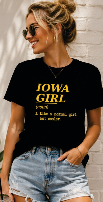 Iowa Girl Definition Graphic Tee, Tshirt, Top