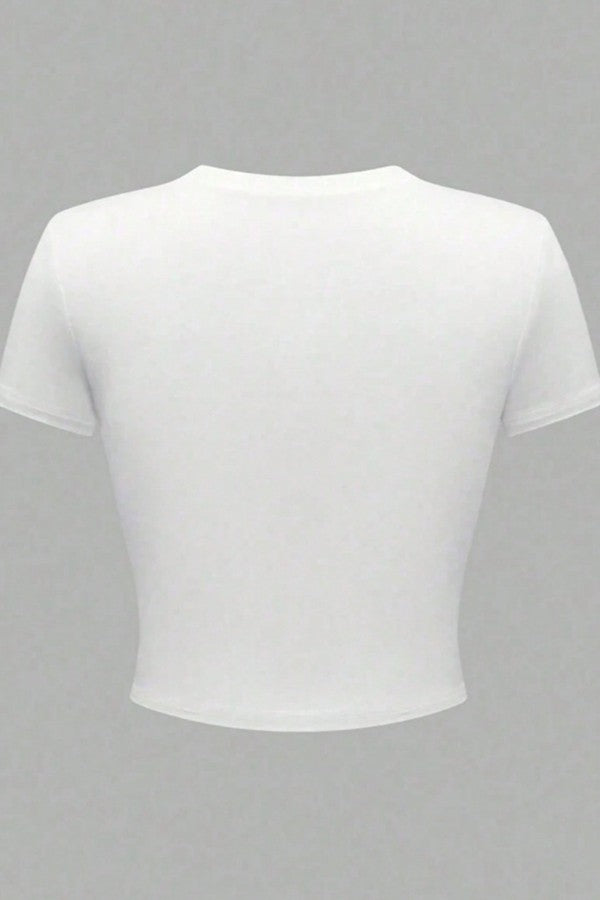 Streetwear Graphic Cropped T Shirt