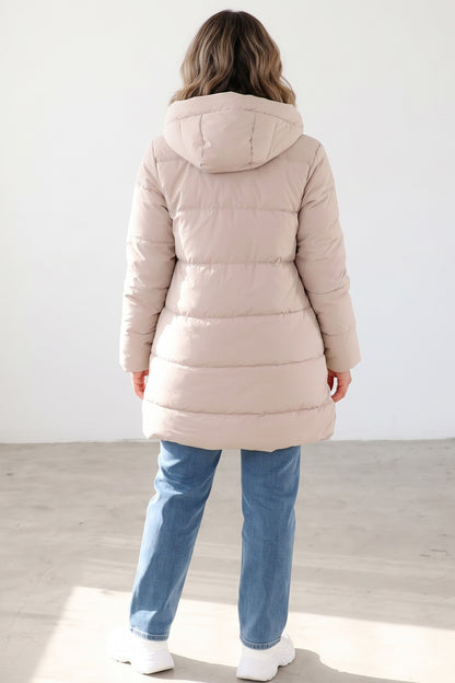 Puffy Padding Jacket With Hoodie